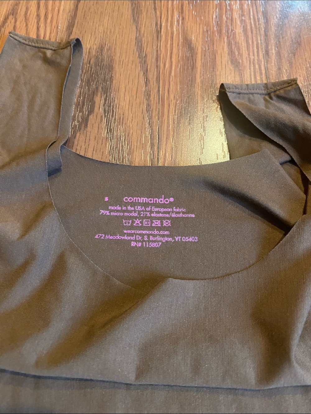 Commando brown bodysuit. - Picture 3 of 4